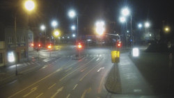 Křižovatka ulic Komenského a Velké Novosady