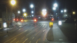 Křižovatka ulic Komenského a Velké Novosady