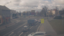 Křižovatka ulic Komenského a Velké Novosady