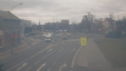 Křižovatka ulic Komenského a Velké Novosady