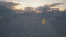 Křižovatka ulic Komenského a Velké Novosady