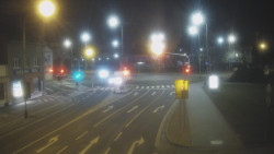 Křižovatka ulic Komenského a Velké Novosady