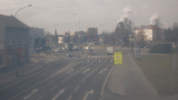 Křižovatka ulic Komenského a Velké Novosady