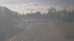 Křižovatka ulic Komenského a Velké Novosady