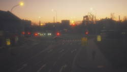 Křižovatka ulic Komenského a Velké Novosady