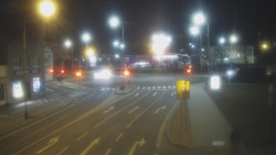 Křižovatka ulic Komenského a Velké Novosady