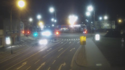 Křižovatka ulic Komenského a Velké Novosady