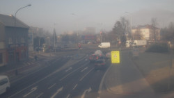 Křižovatka ulic Komenského a Velké Novosady