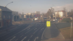 Křižovatka ulic Komenského a Velké Novosady