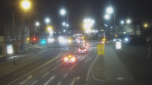 Město Přerov - Křižovatka ulic Komenského a Velké Novosady - 27.2.2026 v 05:32 Město Přerov - Křižovatka ulic Komenského a Velké Novosady - 27.2.2026 v 05:32