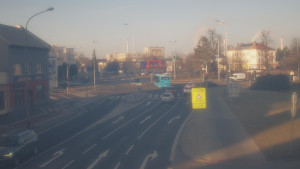 Město Přerov - Křižovatka ulic Komenského a Velké Novosady - 27.2.2026 v 08:02 Město Přerov - Křižovatka ulic Komenského a Velké Novosady - 27.2.2026 v 08:02