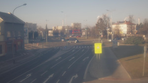 Město Přerov - Křižovatka ulic Komenského a Velké Novosady - 27.2.2026 v 08:32 Město Přerov - Křižovatka ulic Komenského a Velké Novosady - 27.2.2026 v 08:32