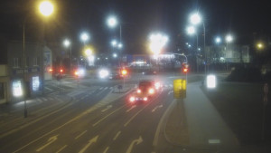 Město Přerov - Křižovatka ulic Komenského a Velké Novosady - 27.2.2026 v 21:02 Město Přerov - Křižovatka ulic Komenského a Velké Novosady - 27.2.2026 v 21:02