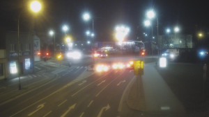 Město Přerov - Křižovatka ulic Komenského a Velké Novosady - 27.2.2026 v 21:32 Město Přerov - Křižovatka ulic Komenského a Velké Novosady - 27.2.2026 v 21:32