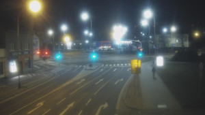 Město Přerov - Křižovatka ulic Komenského a Velké Novosady - 27.2.2026 v 22:45 Město Přerov - Křižovatka ulic Komenského a Velké Novosady - 27.2.2026 v 22:45