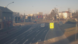 Křižovatka ulic Komenského a Velké Novosady