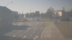 Křižovatka ulic Komenského a Velké Novosady