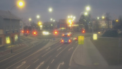 Křižovatka ulic Komenského a Velké Novosady