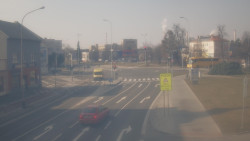 Křižovatka ulic Komenského a Velké Novosady