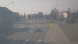 Křižovatka ulic Komenského a Velké Novosady