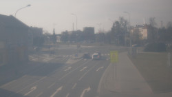 Křižovatka ulic Komenského a Velké Novosady