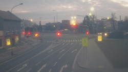 Křižovatka ulic Komenského a Velké Novosady