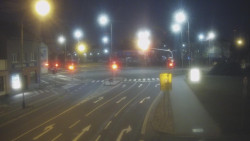 Křižovatka ulic Komenského a Velké Novosady