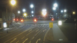 Křižovatka ulic Komenského a Velké Novosady