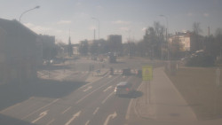 Křižovatka ulic Komenského a Velké Novosady