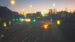 Křižovatka ulic Komenského a Velké Novosady