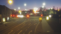 Křižovatka ulic Komenského a Velké Novosady