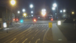 Křižovatka ulic Komenského a Velké Novosady