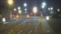 Křižovatka ulic Komenského a Velké Novosady