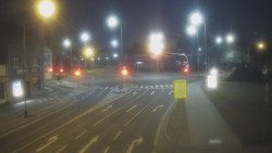 Křižovatka ulic Komenského a Velké Novosady