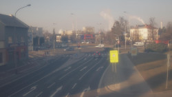 Křižovatka ulic Komenského a Velké Novosady