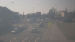 Křižovatka ulic Komenského a Velké Novosady