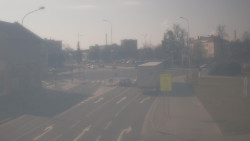 Křižovatka ulic Komenského a Velké Novosady