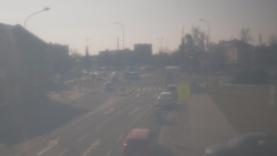 Křižovatka ulic Komenského a Velké Novosady