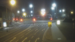 Křižovatka ulic Komenského a Velké Novosady