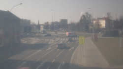 Křižovatka ulic Komenského a Velké Novosady