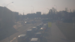 Křižovatka ulic Komenského a Velké Novosady