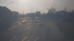 Křižovatka ulic Komenského a Velké Novosady