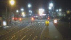 Křižovatka ulic Komenského a Velké Novosady