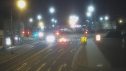 Křižovatka ulic Komenského a Velké Novosady