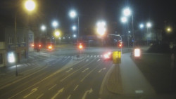 Křižovatka ulic Komenského a Velké Novosady