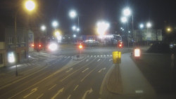 Křižovatka ulic Komenského a Velké Novosady