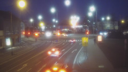 Křižovatka ulic Komenského a Velké Novosady