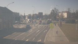 Křižovatka ulic Komenského a Velké Novosady