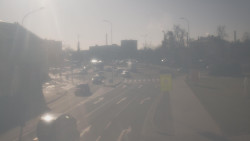 Křižovatka ulic Komenského a Velké Novosady