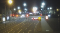 Křižovatka ulic Komenského a Velké Novosady